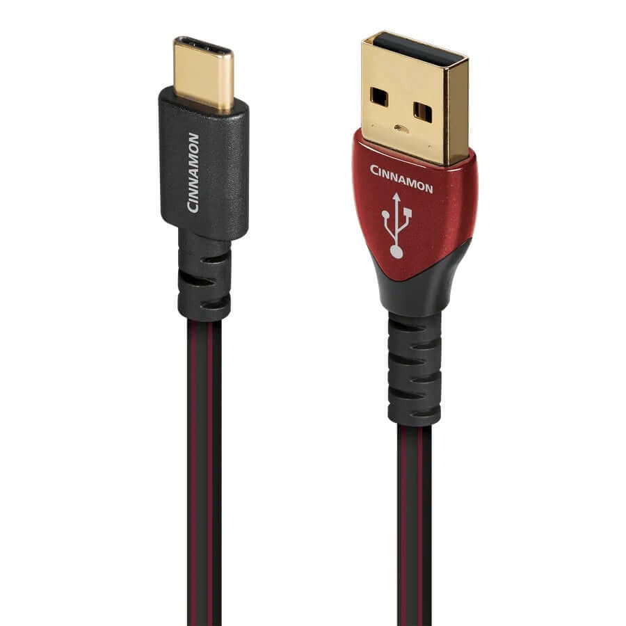สาย USB AUDIOQUEST : USB CINNAMON (C TO A) (USB 2.0) (0.75 เมตร)